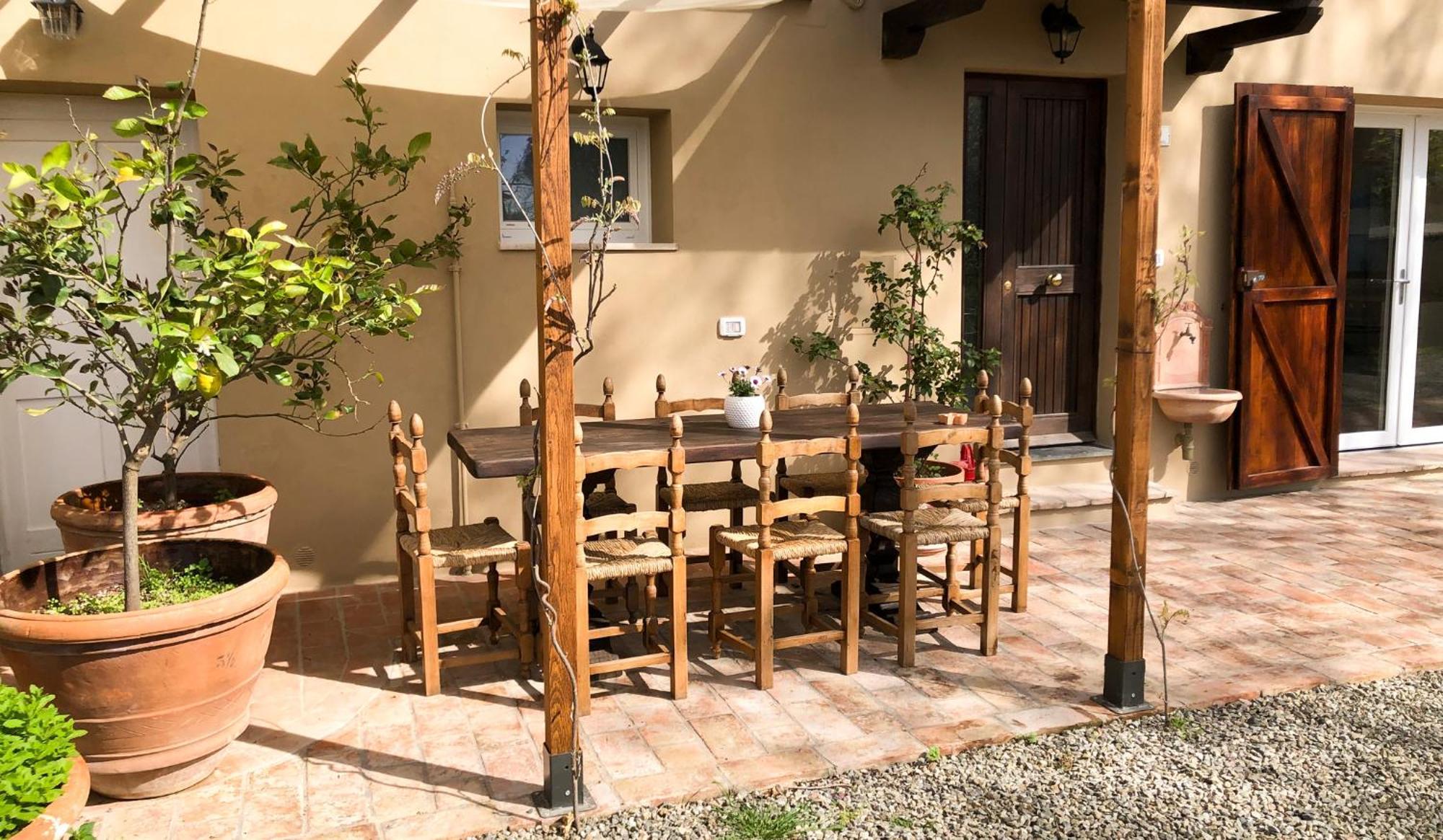 Ferienwohnung La Tonnaia Lari Exterior foto
